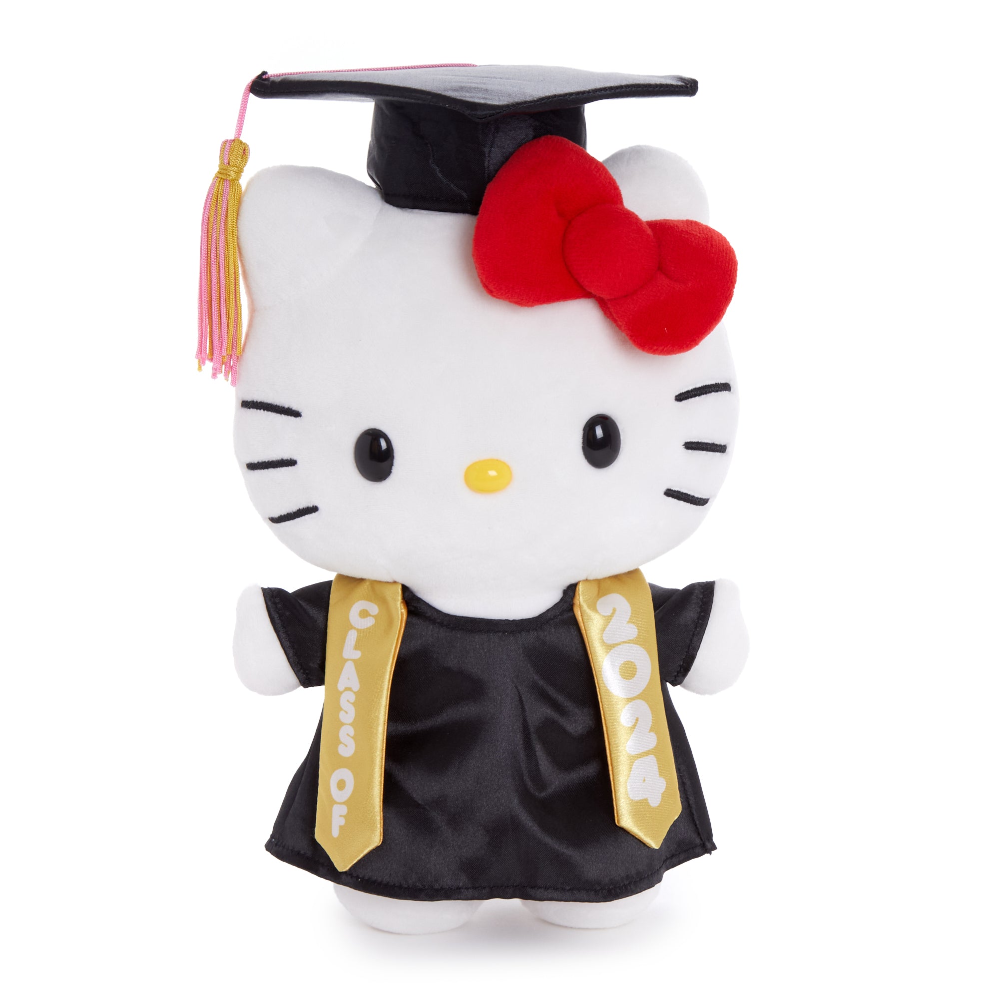 Hello Kitty 9" Cap and Gown Graduation Plush (Gold) Plush HUNET GLOBAL CREATIONS INC   