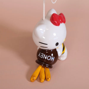 Hello Kitty Bumble Bee Ceramic Wind Chime Home Goods Blue Sky