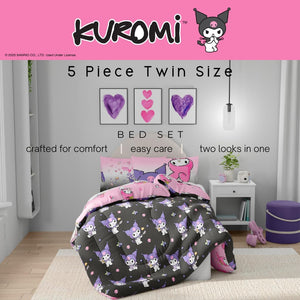 My Melody & Kuromi Besties Bedding Set Home Goods Franco Manufacturing Co Inc