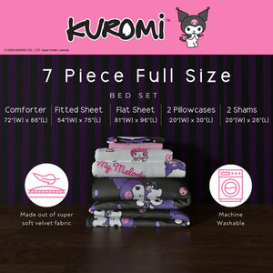 My Melody & Kuromi Besties Bedding Set Home Goods Franco Manufacturing Co Inc