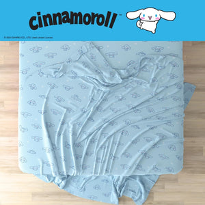Cinnamoroll Bouncing Clouds Microfiber Sheet Set Home Goods Franco Manufacturing Co Inc