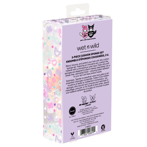 My Melody & Kuromi x Wet n Wild 3-Piece Cushion Sponge Set Beauty MARKWINS