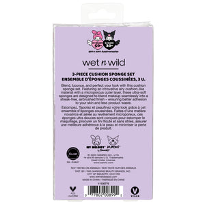 My Melody & Kuromi x Wet n Wild 3-Piece Cushion Sponge Set Beauty MARKWINS