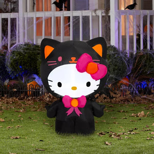 Hello Kitty 3ft Airblown Inflatable (Black Cat) Home Goods Jmarcus
