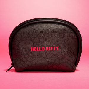 Hello Kitty Black Zipper Pouch (High Impact Series) Bags NAKAJIMA CORPORATION