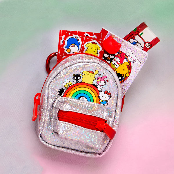 cute mini backpack keychain (Unisex, Pack of 2) Vensaa and other small essentials Mini white mini backpack key