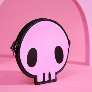 Kuromi x Loungefly Skully Convertible Crossbody Bag With Coin Purse Bags Loungefly