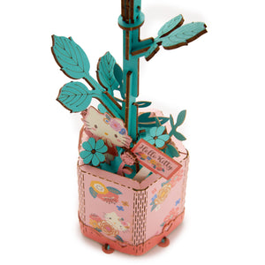 Hello Kitty Pink Rose 3D Wooden Puzzle Toys&Games HANDS CRAFT