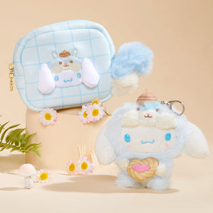 Cinnamoroll Plush Mascot Keychain (Fluffy Squirrel Series) Accessory Japan Original