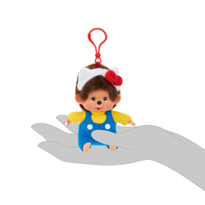 Hello Kitty x Monchhichi Plush Mascot Clip (Monchhichi) Plush Aliquantum International Inc