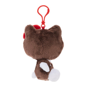 Hello Kitty x Monchhichi Plush Mascot Clip (Hello Kitty) Plush Aliquantum International Inc