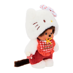 Hello Kitty x Monchhichi 8" Gingham Plush (Monchhichi) Plush Aliquantum International Inc