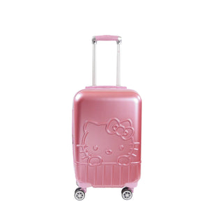 DO NOT SET LIVE - Hello Kitty x FUL 21" Hardshell Carry-on Luggage (Metallic Pink) Suitcases Ful Luggage