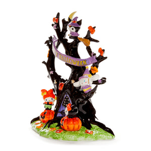Hello Kitty and Friends Halloween Tree Ceramic Candle House Home Goods Blue Sky