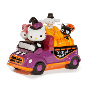 Hello Kitty and Friends Trick or Treat Truck Ceramic Figurine Home Goods Blue Sky