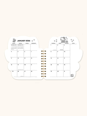 Hello Kitty x Studio Oh! 2026 Playful Pink Die-Cut Weekly Planner