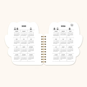 Hello Kitty x Studio Oh! 2026 Playful Pink Die-Cut Weekly Planner Stationery Studio Oh!