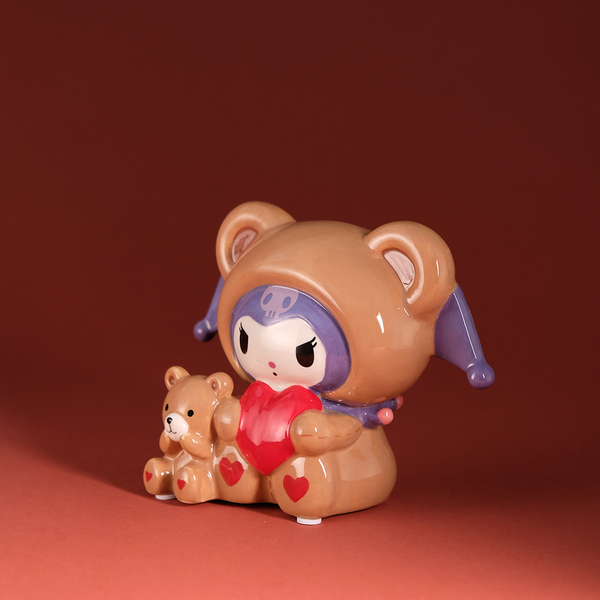 Kuromi & Teddy Bear Love Ceramic Figurine
