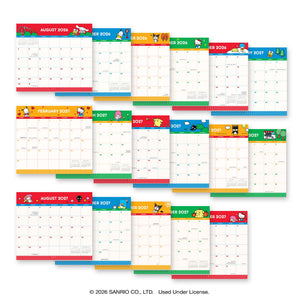 Hello Kitty and Friends 2027 Retro Magnetic Monthly Pad
