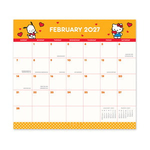 Hello Kitty and Friends 2027 Retro Magnetic Monthly Pad