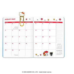 Hello Kitty and Friends 2027 Retro Just Right Monthly Planner & Bookmark