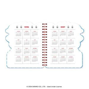 Hello Kitty and Friends 2027 Retro Die-Cut Weekly Planner