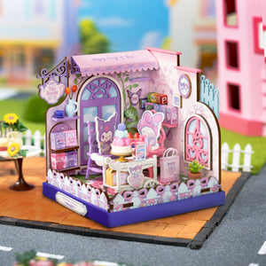 My Melody & Kuromi Tea Party DIY Miniature House Kit Toys&Games HANDS CRAFT
