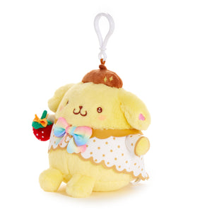 Pompompurin Plush Mascot Clip (Strawberry Rainbow Series) Plush NAKAJIMA CORPORATION