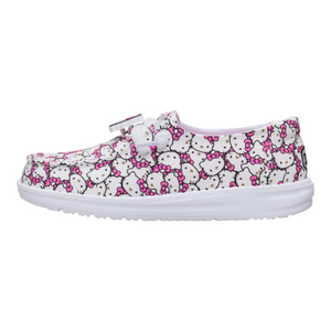 Hello Kitty x HEYDUDE Wendy All-Over Print Slip-On Shoe (Youth) Shoes Hey Dude Inc
