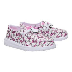 Hello Kitty x HEYDUDE Wendy All-Over Print Slip-On Shoe (Youth) Shoes Hey Dude Inc