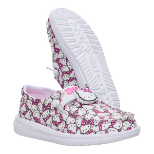 Hello Kitty x HEYDUDE Wendy All-Over Print Slip-On Shoe (Youth) Shoes Hey Dude Inc