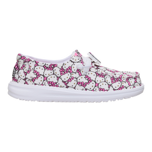 Hello Kitty x HEYDUDE Wendy All-Over Print Slip-On Shoe (Youth) Shoes Hey Dude Inc