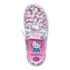 Hello Kitty x HEYDUDE Wendy All-Over Print Slip-On Shoe (Youth) Shoes Hey Dude Inc