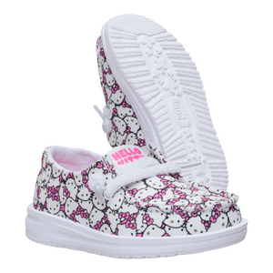Hello Kitty x HEYDUDE Wendy All-Over Print Slip-On Shoe (Toddler) Shoes Hey Dude Inc