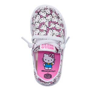 Hello Kitty x HEYDUDE Wendy All-Over Print Slip-On Shoe (Toddler) Shoes Hey Dude Inc