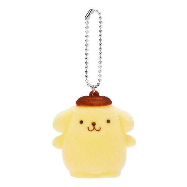 Pompompurin Flocked Keychain Mascot