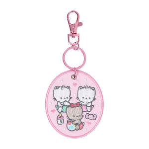 Nya Ni Nyu Nye Nyon Mascot Badge Keychain (Sanrio Character Award Series) Accessory Japan Original