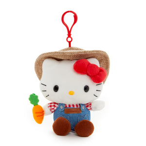 Hello Kitty Farmer Mascot Clip (Careers Series) Accessory NAKAJIMA CORPORATION