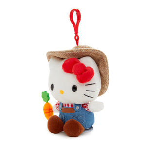 Hello Kitty Farmer Mascot Clip (Careers Series) Accessory NAKAJIMA CORPORATION