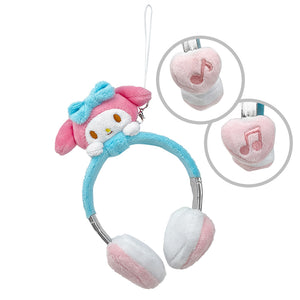 My Melody Plush Headphones Bag Charm Accessory Global Original