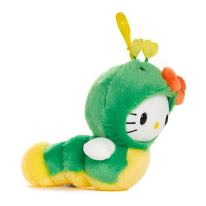 Hello Kitty Caterpillar Plush Mascot Clip (Love Bug Series) Plush NAKAJIMA CORPORATION