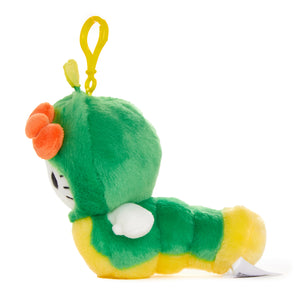 Hello Kitty Caterpillar Plush Mascot Clip (Love Bug Series) Plush NAKAJIMA CORPORATION