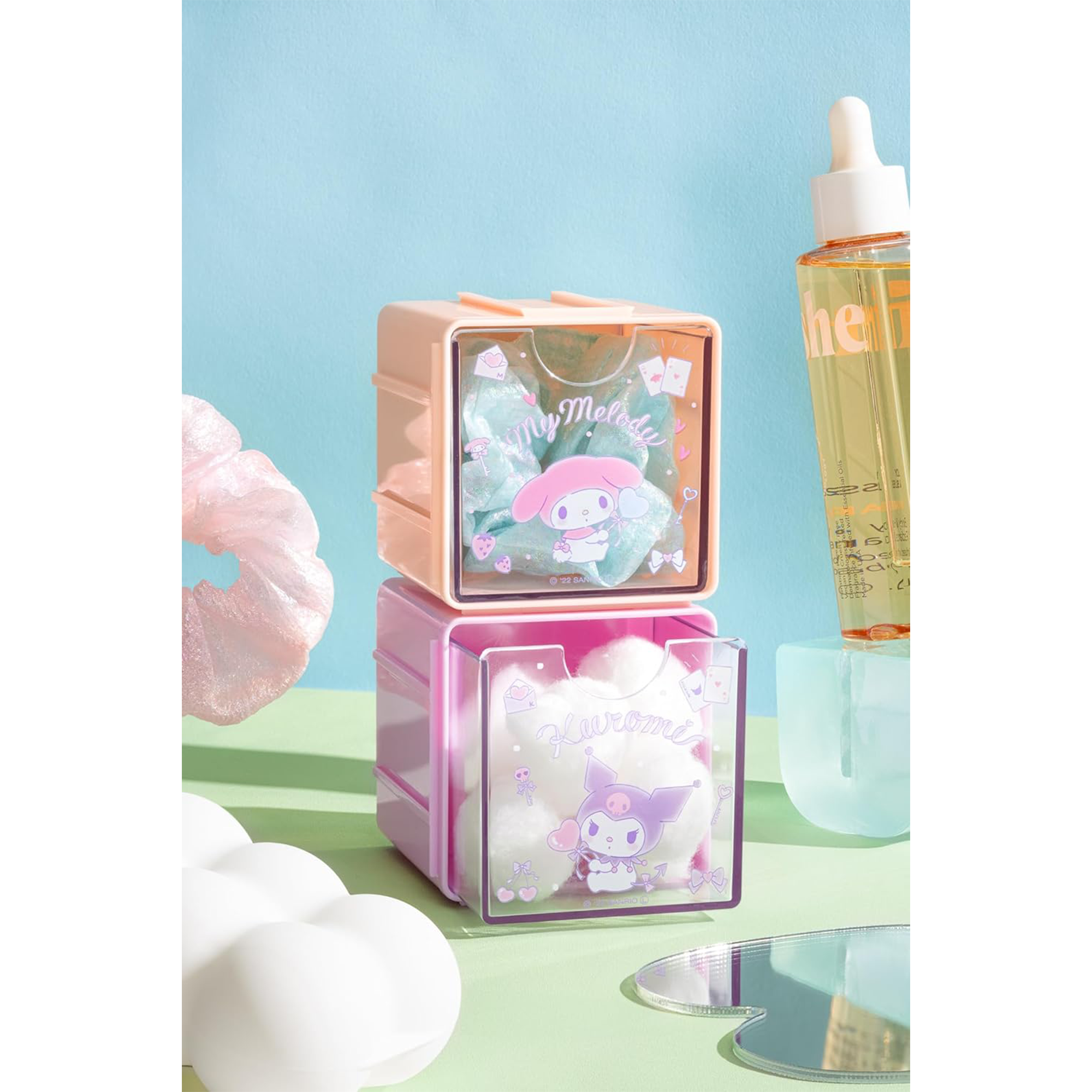My Melody & Kuromi Cubic Storage Containers (Set of 2) Home Goods CLEVER IDIOTS   