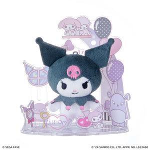 Kuromi Mini Plush & Acrylic Stand Set (Nuikatsu Plushie Life Series) Toys&Games Sega Fave Corporation