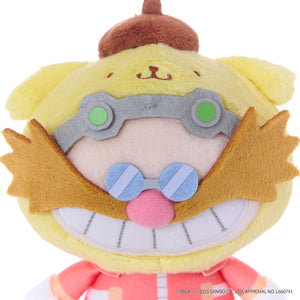 SONIC & FRIENDS x Hello Kitty and Friends Plush Mascot Keychain (Dr. Eggman x Pompompurin) Accessory Sega Fave Corporation