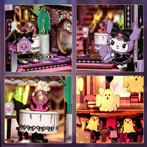 Kuromi Spooky House DIY Book Nook Kit Toys&Games Hands Craft