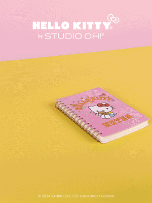 Hello Kitty x Studio Oh! College Letters Agatha Notebook
