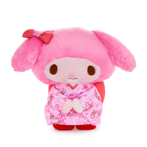 My Melody 10” Pink Standing Plush (Spring Kimono Series) Plush NAKAJIMA CORPORATION