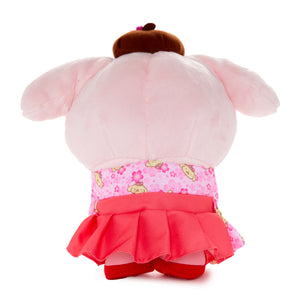 Pompompurin 10” Pink Standing Plush (Spring Kimono Series) Plush NAKAJIMA CORPORATION