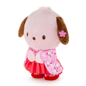 Pochacco 10” Pink Standing Plush (Spring Kimono Series) Plush NAKAJIMA CORPORATION